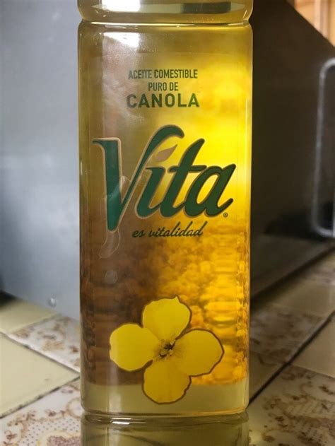 Aceite Comestible Puro De Canola Vita