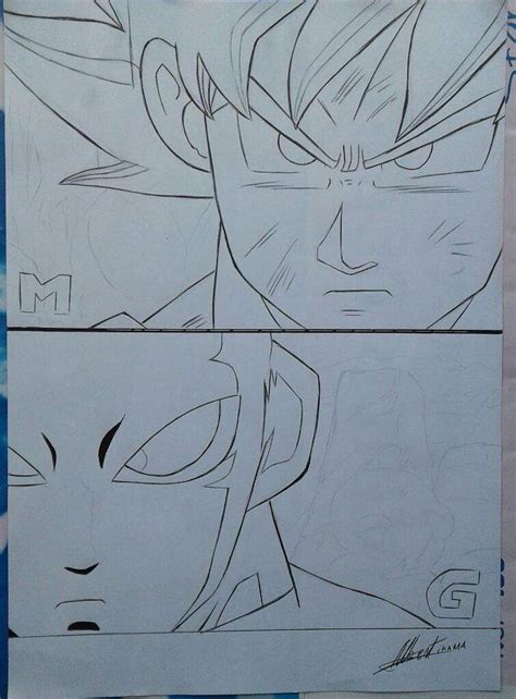 Voici Un Dessin De Goku Jiren Le Temple Des Otaku Amino