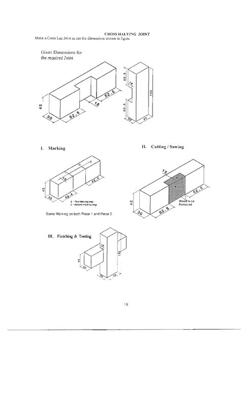 solution cross halving wood joint manual studypool