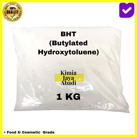 Jual Bht Butylated Hydroxytoluene Bht Antioxidant Kg Shopee