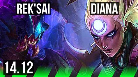 Rek Sai Vs Diana Jgl Rank Rek Sai Legendary Eune