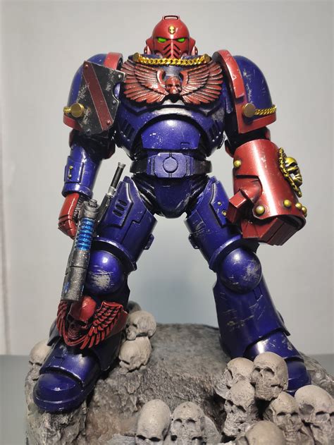 Space Marine Custom 40k Compatible Mcfarlane Action Figure Angels Wing