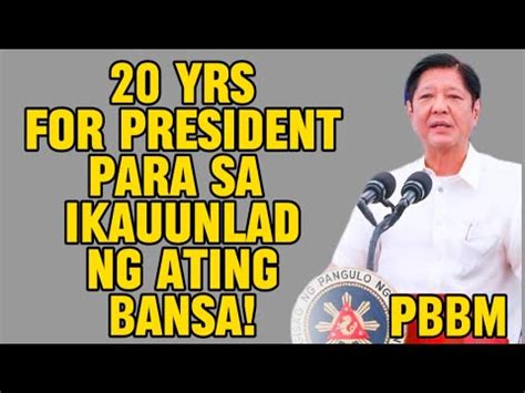 Good News Magpapalawig Sa Termino Ni Pbbm Economic Cha Cha Nd