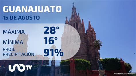 Clima En Guanajuato Para El 15 De Agosto De 2023 UnoTV