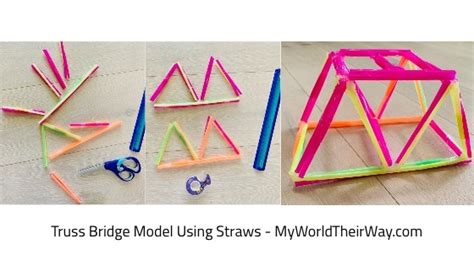 Build A Straw Bridge Stem Activity My World Their Way