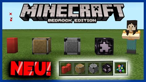 Alle NEUEN und GEHEIMEN BLÖCKE in Minecraft 1 16 Minecraft Bedrock