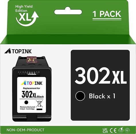 Atopink Xl Noir Cartouches D Encre Remanufactur Es Pour Cartouche Hp