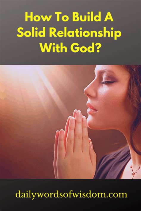 How Do You Start A Personal Relationship With God