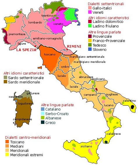 Different Languages Aulas De Italiano Vocabulário Italiano Mapa Da