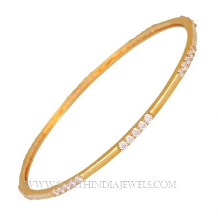 Gold Bangles in 10 Grams - South India Jewels