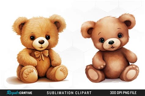 Nursery Clipart Brown Teddy Bear