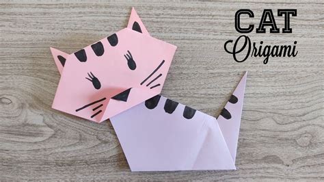 How To Make An Easy Origami Cat Face Folding Instructions Artofit