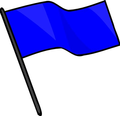 Capture The Flag Blue Clip Art at Clker.com - vector clip art online, royalty free & public domain