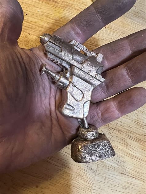 Pew Pew Tiny Squirt Gun Sand Cast In Bronze R Metalfoundry