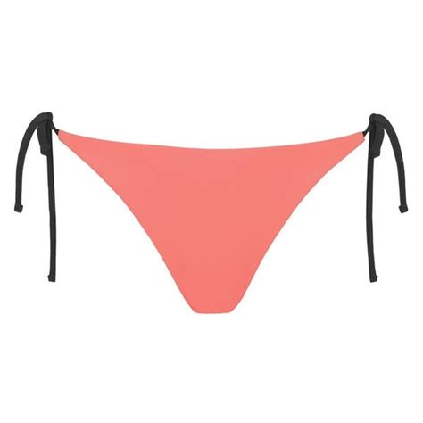 Tommy Hilfiger String Side Tie Cheeky Bikini Women Poppy Pink