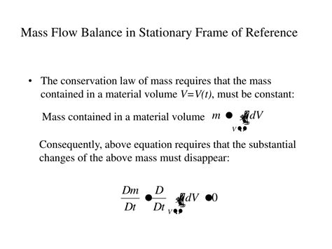 PPT Reynolds Transport Theorem For Fluid Flows PowerPoint