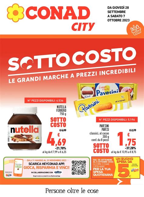 Volantino Conad City Sottocosto Fino Al Dal