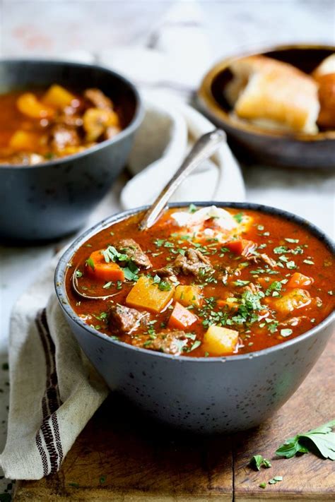 Traditional Hungarian Goulash Soup From A Chef S Kitchen Soup