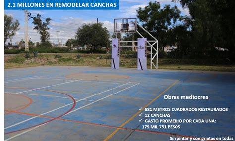 Reinauguran Canchas M Ltiples Que Dejan Sin Pintar Y Con Grietas