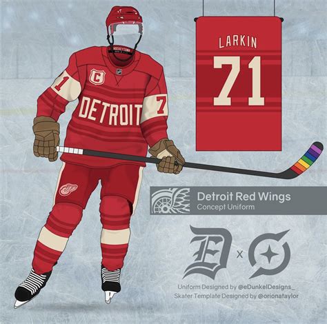 Detroit Red Wings - Alternate Uniform Concept : r/DetroitRedWings