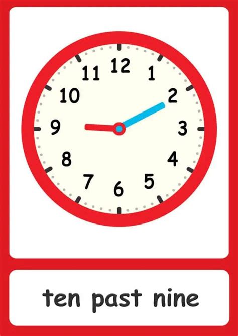 Free Time Flashcards And Cut Out Clock Flashcards Telling Time Clock