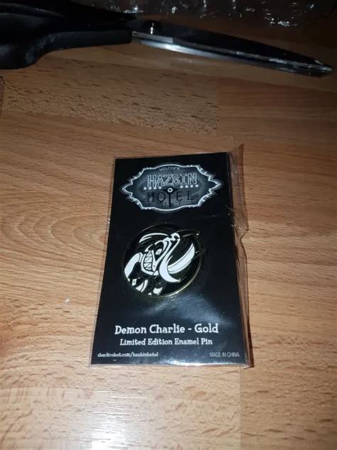 Hazbin Hotel Helluva Boss Enamel Pin Vivziepop Demon Charlie Gold