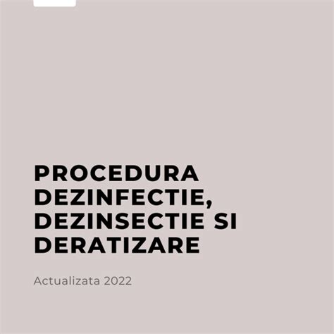 Procedura HACCP Igienizare Bucatarie