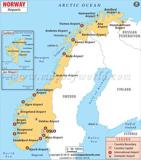 Airports In Norway Norway Airports Map Norway Map Norway Airport Map