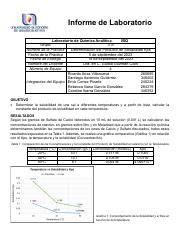 Práctica 3 Determinación del Producto de Solubilidad Kps pdf Informe