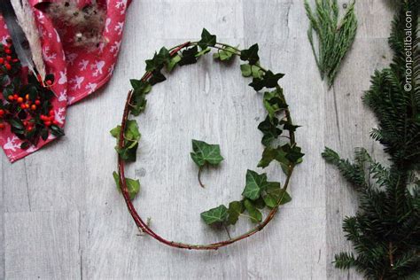 DIY Comment Faire Un Couronne De Noel En Sapin Mon Petit Balcon