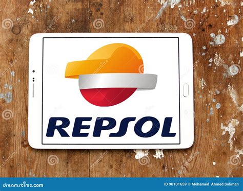 Repsol Oil And Energy Company Logo Editorial Stock Image Image Of