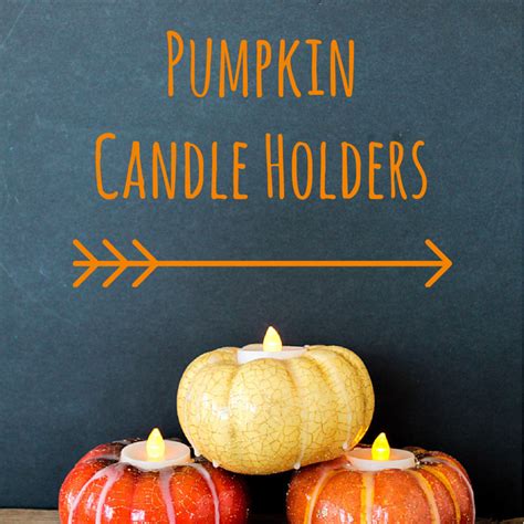 Pumpkin Candle Holders