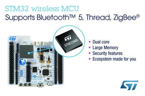 意法半导体推出新stm32wb双核无线mcu实现超低功耗的实时性能 益登科技