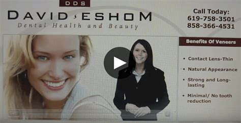 Porcelain Veneers By San Diego Cosmetic Dentist Dr Eshom