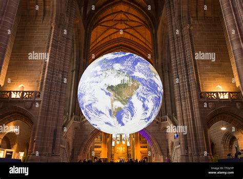 Gaia Liverpool Cathedral Liverpool England Uk Planet Earth Art