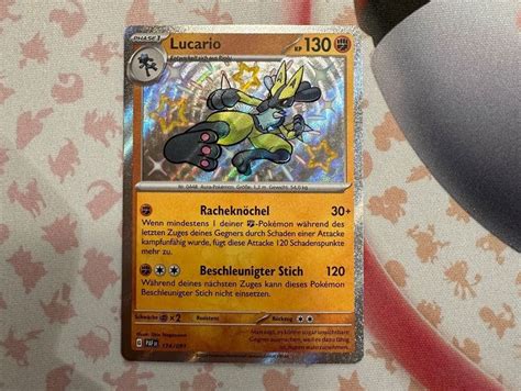 Lucario Paf De Pokemon Paldeas Schicksale Kaufen Auf Ricardo