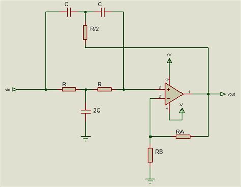 How To Design Twin T Active Notch Filter Ee Diary