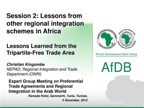 Ppt Session 2 Lessons From Other Regional Integration Schemes In