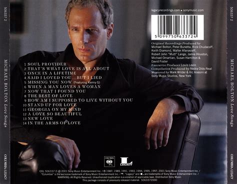 Michael Bolton - Love Songs (2001) / AvaxHome