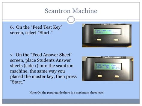 PPT - Scantron Machine PowerPoint Presentation, free download - ID:1134419