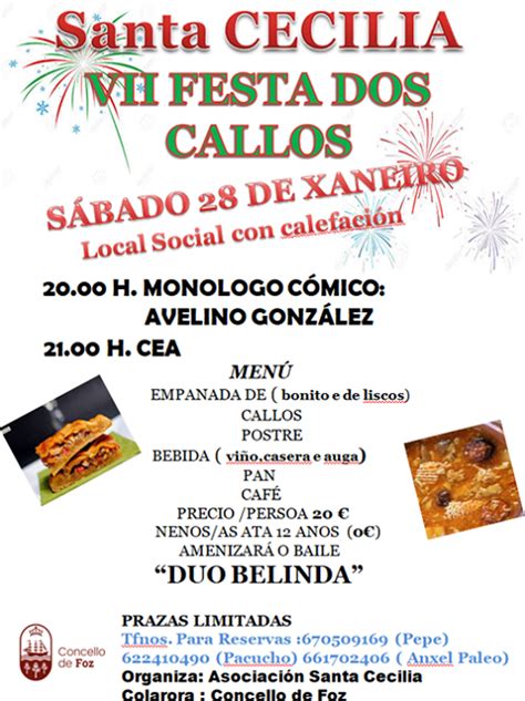 A Parroquia Focega De Santa Cilla Celebra A S A Vii Festa Dos Callos O