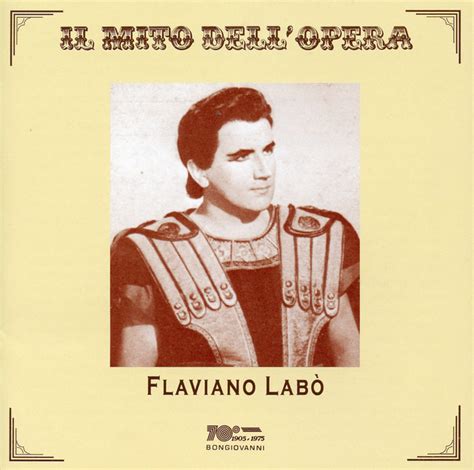 Il Mito Dell Opera Flaviano Lab Recorded Album By