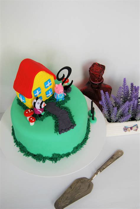 Peppa Pig House Cake $249 ( 8 inch) • Temptation Cakes | Temptation Cakes