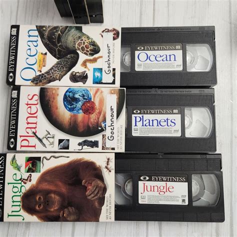 Eyewitness VHS Tapes Lot of 9 Nature Homeschool Science - Etsy