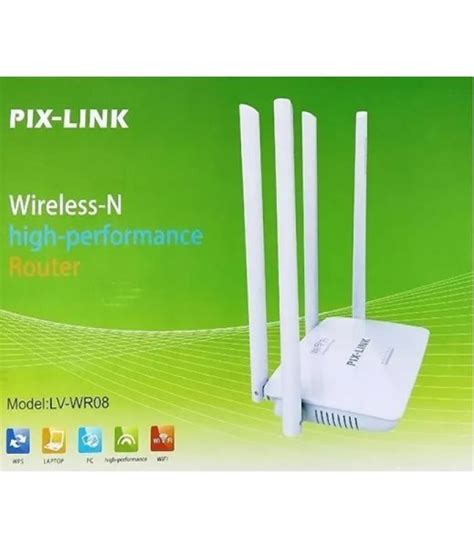 Rei Da Loja Roteador Wireless Mbps Antenas Pix Link Lv Wr