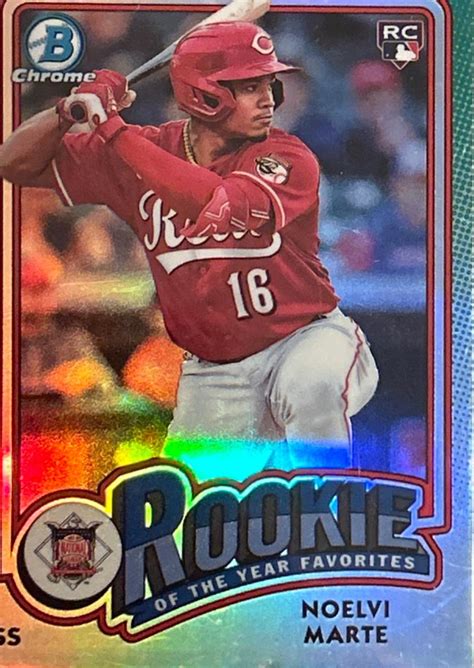 Noelvi Marte ROY 4 Prices Rookie 2024 Bowman Rookie Of The Year