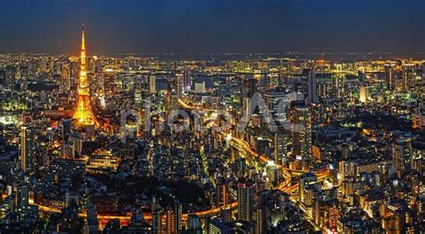 東京都港区の夜景 No 837566｜写真素材なら「写真ac」無料（フリー）ダウンロードok