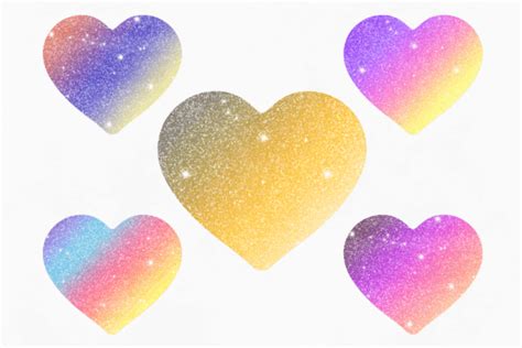 Heart Glitter Vol169 Graphic By Lerima · Creative Fabrica