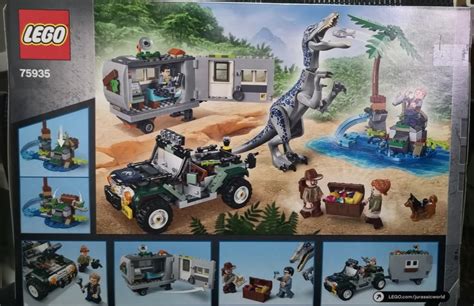 BNIB Authentic Lego Jurassic World Baryonyx Face Off The Treasure