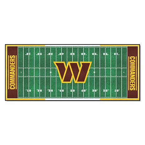 Officially Licensed NFL Commanders Field Runner Mat 30 X 72